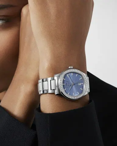 PIAGET Polo 36mm Stainless Steel Blue Dial Diamond Watch | Thumbnail 2