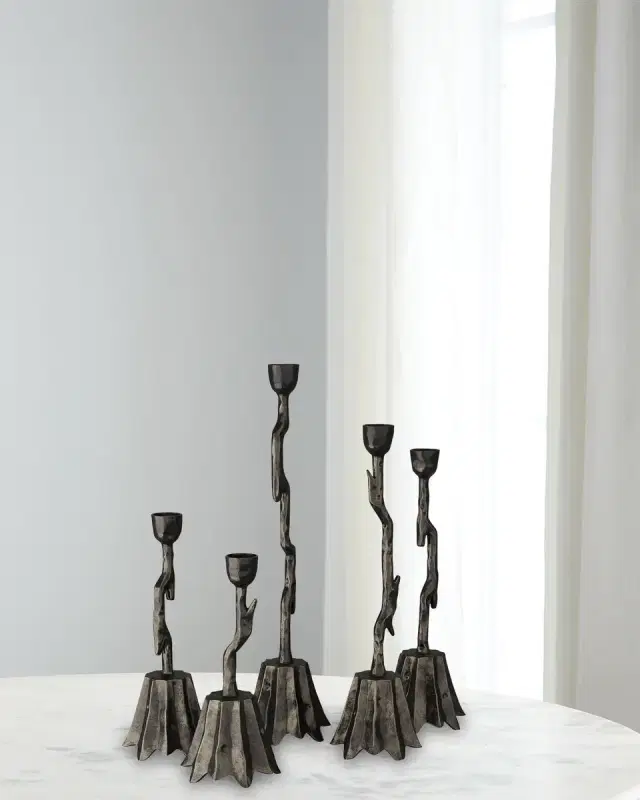 Arteriors Brandt Candlesticks, Set of 5