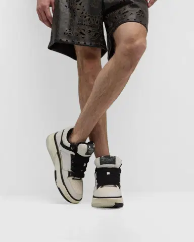 AMIRI Men's MA-1 Leather & Mesh Low-Top Sneakers | Thumbnail 2 AMIRI Men's MA-1 Leather & Mesh Low-Top Sneakers | Thumbnail 2