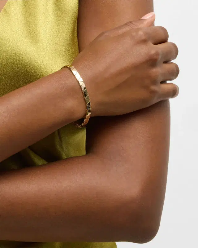 18K Yellow Gold Thin Cleo Bracelet