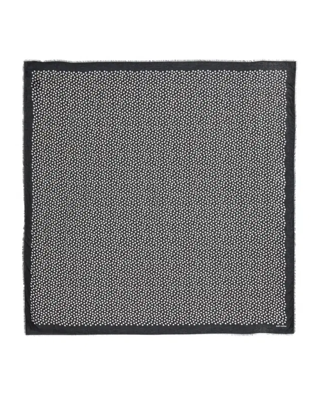 Polka-Dot Modal & Cashmere Scarf