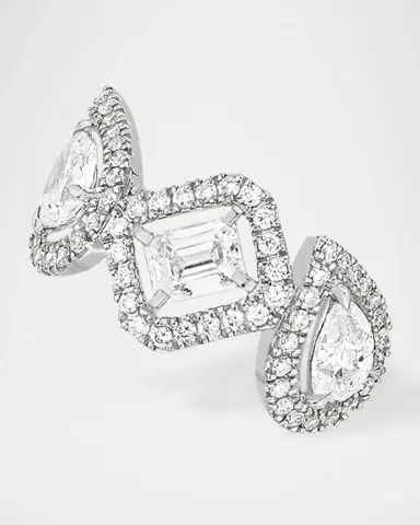Messika MY TWIN 18K WHITE GOLD SINGLE CLIP-ON EARRING | Thumbnail 2