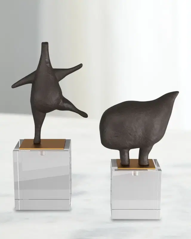 Arteriors Brovina Sculptures, Set of 2