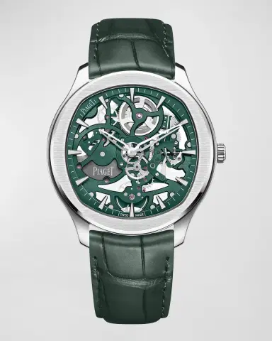 PIAGET Polo 42mm Stainless Steel Green Skeleton Watch | Thumbnail 7 PIAGET Polo 42mm Stainless Steel Green Skeleton Watch | Thumbnail 7