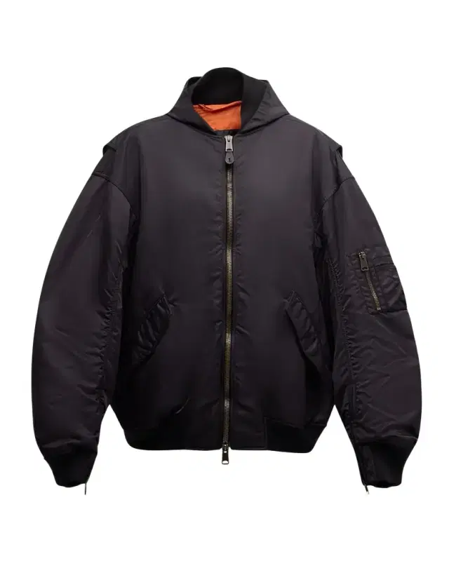 Men 's Light Hooded Bomber Jacket