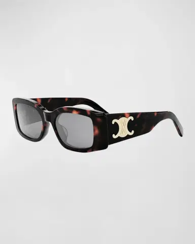 CELINE Triomphe Acetate Rectangle Sunglasses | Thumbnail 2 CELINE Triomphe Acetate Rectangle Sunglasses | Thumbnail 2