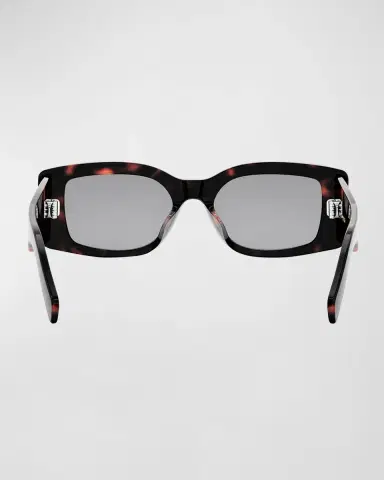 CELINE Triomphe Acetate Rectangle Sunglasses | Thumbnail 5 CELINE Triomphe Acetate Rectangle Sunglasses | Thumbnail 5