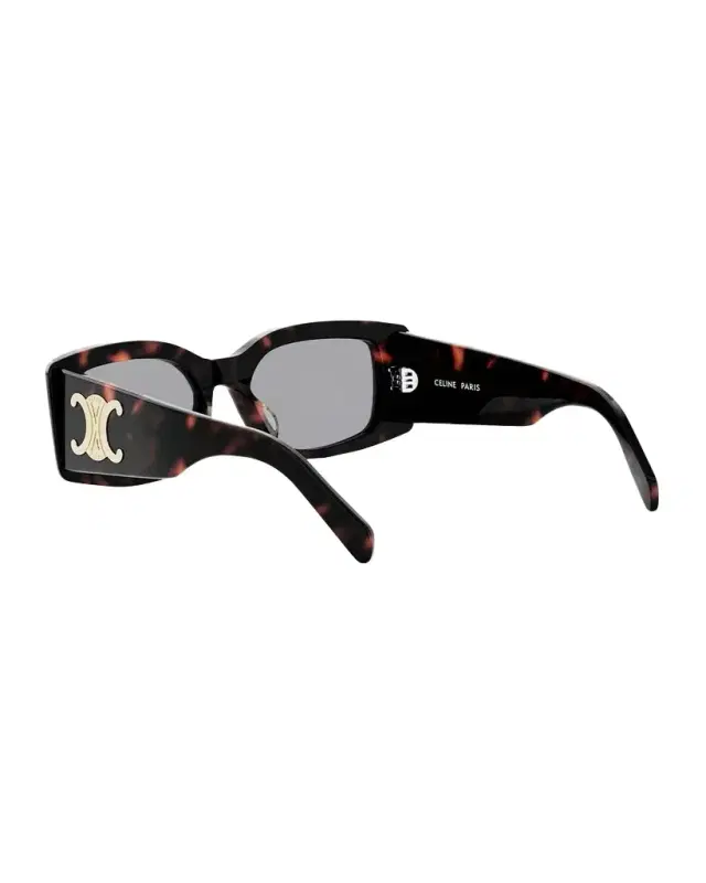 Celine Triomphe Acetate Rectangle Sunglasses
