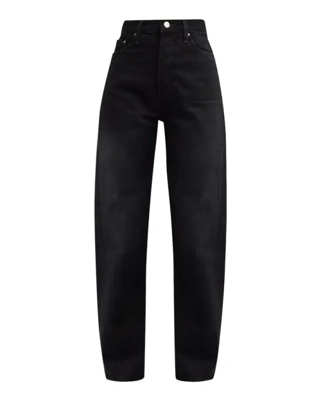 Toteme Mid-Rise Twisted Seam Straight-Leg Jeans