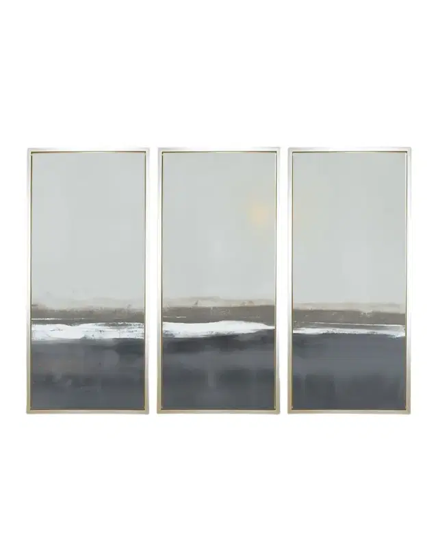 Benson-Cobb Studios "The Crossing in Blue" Giclee Triptych, 21" x 46"