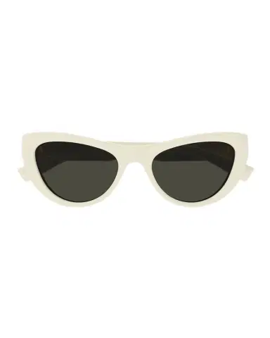 Saint Laurent Sleek Logo Plastic Cat-Eye Sunglasses | Thumbnail 1 Saint Laurent Sleek Logo Plastic Cat-Eye Sunglasses | Thumbnail 1