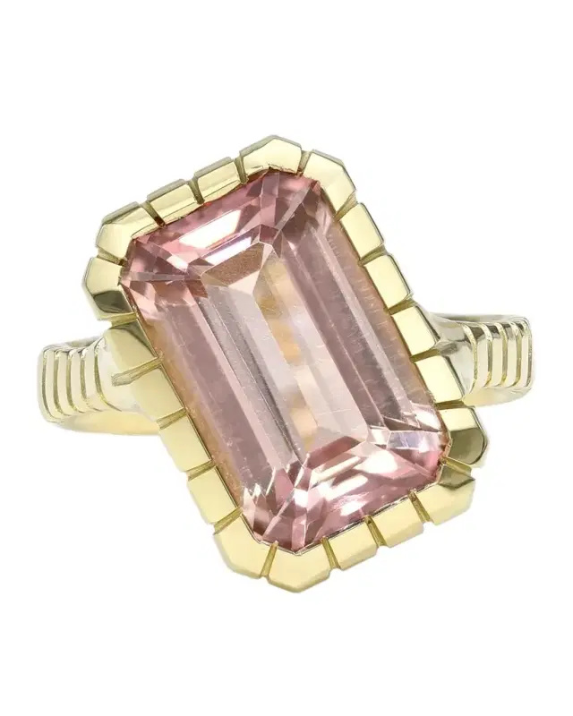 Tourmaline Heirloom Bezel Ring, Size 4.5
