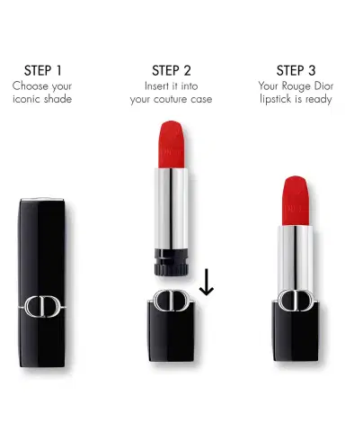 Dior Rouge Satin Lipstick | Thumbnail 3