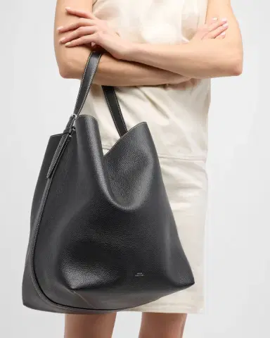 TOTEME Belted Leather Tote Bag | Thumbnail 2 TOTEME Belted Leather Tote Bag | Thumbnail 2