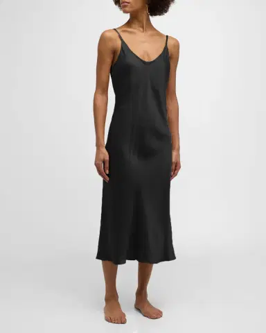 Lunya Backless Washable Silk Mini Slip Dress | Thumbnail 2 Lunya Backless Washable Silk Mini Slip Dress | Thumbnail 2