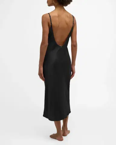 Lunya Backless Washable Silk Mini Slip Dress | Thumbnail 5 Lunya Backless Washable Silk Mini Slip Dress | Thumbnail 5