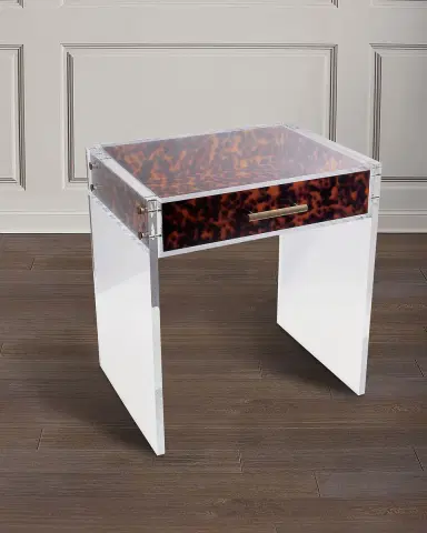 Port 68 Milan Tortoise Tray Top End Table | Thumbnail 2