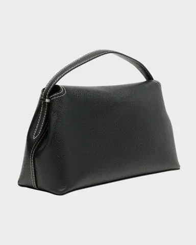 TOTEME T-Lock Top Handle Bag in Pebble Grain Leather | Thumbnail 3 TOTEME T-Lock Top Handle Bag in Pebble Grain Leather | Thumbnail 3