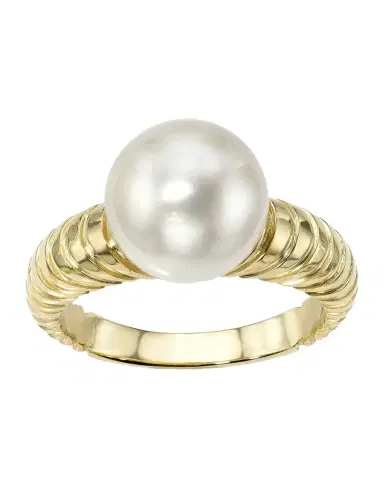 Retrouvaí Classic South Sea Pearl Modern Love Ring | Thumbnail 1