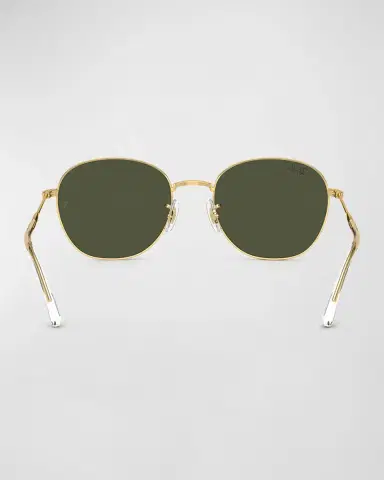 Ray-Ban Sleek Metal Round Sunglasses, 55MM | Thumbnail 4 Ray-Ban Sleek Metal Round Sunglasses, 55MM | Thumbnail 4