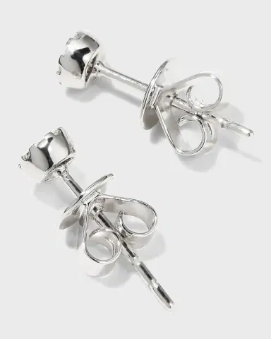 Mémoire 18k White Gold Diamond Bouquet Stud Earrings, 0.20tcw | Thumbnail 3