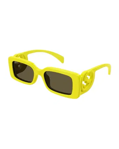 Gucci Monochrome GG Rectangle Acetate Sunglasses | Thumbnail 1 Gucci Monochrome GG Rectangle Acetate Sunglasses | Thumbnail 1