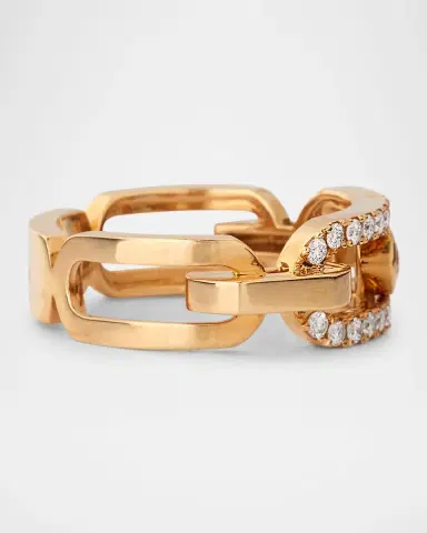 Messika MOVE LINK 18K ROSE GOLD DIAMOND RING | Thumbnail 4 Messika MOVE LINK 18K ROSE GOLD DIAMOND RING | Thumbnail 4