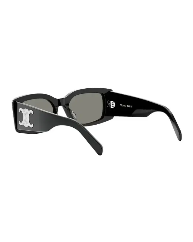 Celine Triomphe Acetate Rectangle Sunglasses