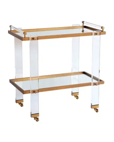 Port 68 Tuscany Brass Bar Cart | Thumbnail 1 Port 68 Tuscany Brass Bar Cart | Thumbnail 1