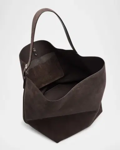 TOTEME Belted Tote Bag in Suede | Thumbnail 3 TOTEME Belted Tote Bag in Suede | Thumbnail 3