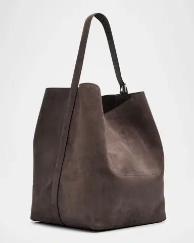 TOTEME Belted Tote Bag in Suede | Thumbnail 5 TOTEME Belted Tote Bag in Suede | Thumbnail 5