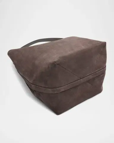 TOTEME Belted Tote Bag in Suede | Thumbnail 6 TOTEME Belted Tote Bag in Suede | Thumbnail 6