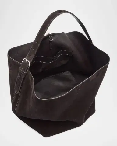 TOTEME Belted Tote Bag in Suede | Thumbnail 3 TOTEME Belted Tote Bag in Suede | Thumbnail 3