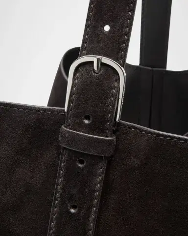 TOTEME Belted Tote Bag in Suede | Thumbnail 5 TOTEME Belted Tote Bag in Suede | Thumbnail 5