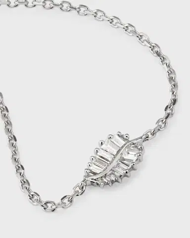 Anita Ko 18k White Gold Small Palm Leaf Bracelet | Thumbnail 2