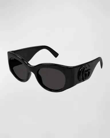 Gucci GG Plastic Round Sunglasses | Thumbnail 2 Gucci GG Plastic Round Sunglasses | Thumbnail 2