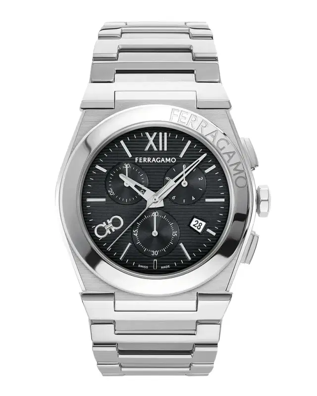 Ferragamo Vega Chrono Bracelet Watch, 42mm