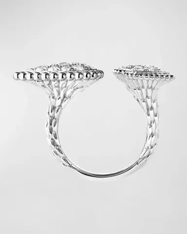 Boucheron Serpent Bohème 18K White Gold Diamond 3-Motif Ring | Thumbnail 3 Boucheron Serpent Bohème 18K White Gold Diamond 3-Motif Ring | Thumbnail 3