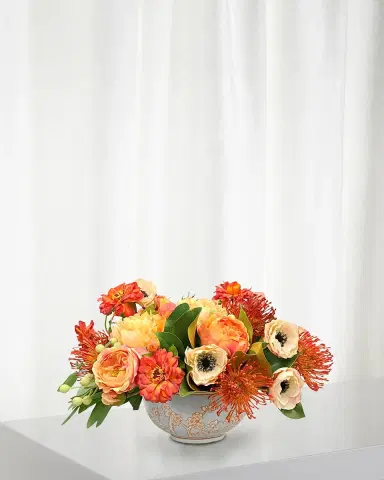 Winward Home Cushion Protea in a Floral Bowl | Thumbnail 1