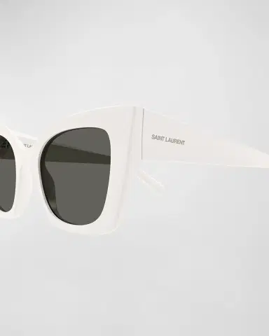 Saint Laurent Fashion Show Bio Nylon Cat-Eye Sunglasses | Thumbnail 3 Saint Laurent Fashion Show Bio Nylon Cat-Eye Sunglasses | Thumbnail 3