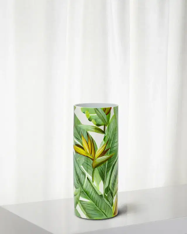 Winward Home Bird of Paradise Short Vase