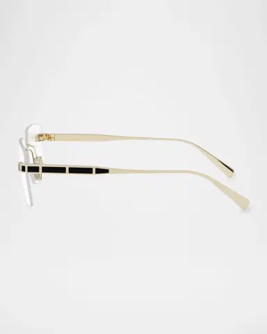 BVLGARI Octo Rectangular Eyeglasses | Thumbnail 3 BVLGARI Octo Rectangular Eyeglasses | Thumbnail 3