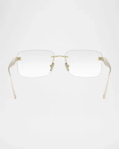 BVLGARI Octo Rectangular Eyeglasses | Thumbnail 4 BVLGARI Octo Rectangular Eyeglasses | Thumbnail 4