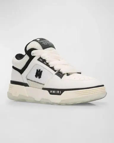 AMIRI Men's MA-1 Leather & Mesh Low-Top Sneakers | Thumbnail 2 AMIRI Men's MA-1 Leather & Mesh Low-Top Sneakers | Thumbnail 2