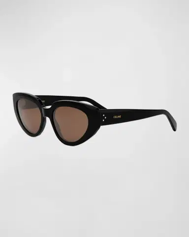 Celine Bold 3 Dots Acetate Cat-Eye Sunglasses | Thumbnail 3