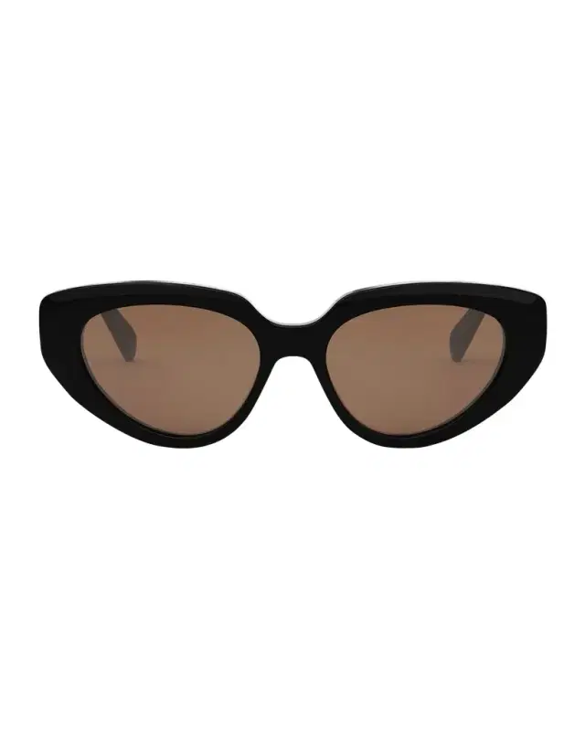 Celine Bold 3 Dots Acetate Cat-Eye Sunglasses