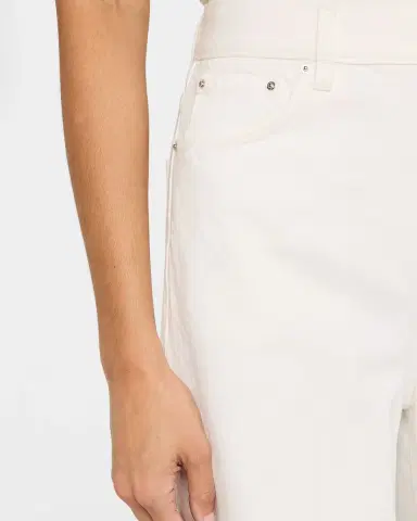 Toteme High-Rise Straight-Leg Press-Creased Denim Jeans | Thumbnail 3