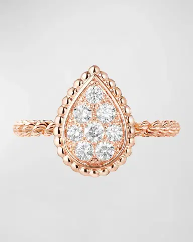 Boucheron Serpent Boheme 18K Rose Gold Diamond Ring | Thumbnail 3 Boucheron Serpent Boheme 18K Rose Gold Diamond Ring | Thumbnail 3