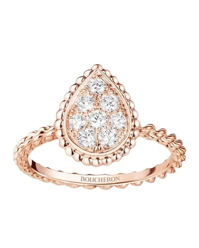Serpent Boheme 18K Rose Gold Diamond Ring