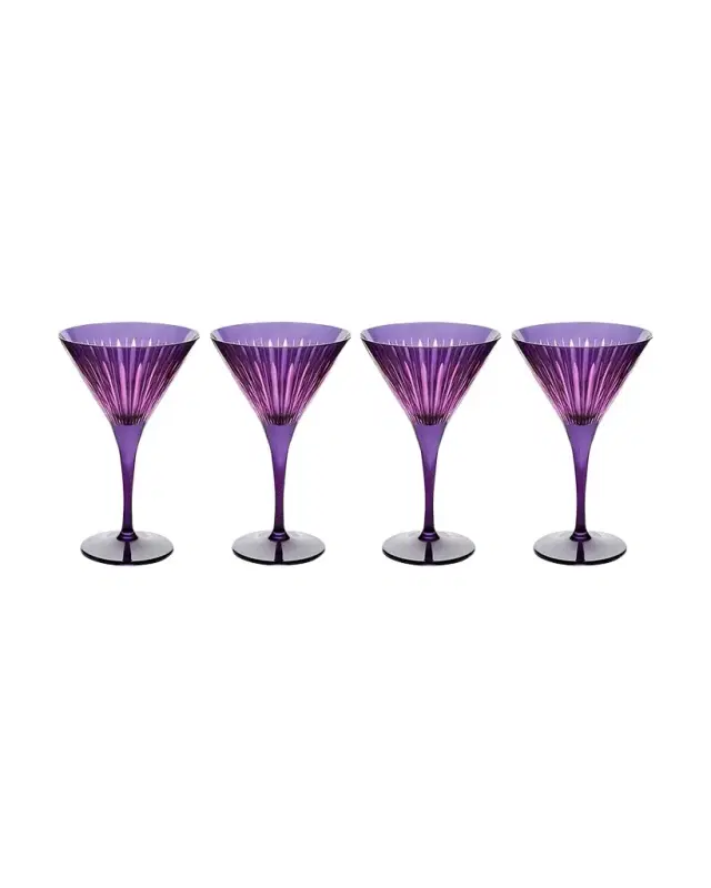 L 'Objet Prism Martini Glasses, Set of 4